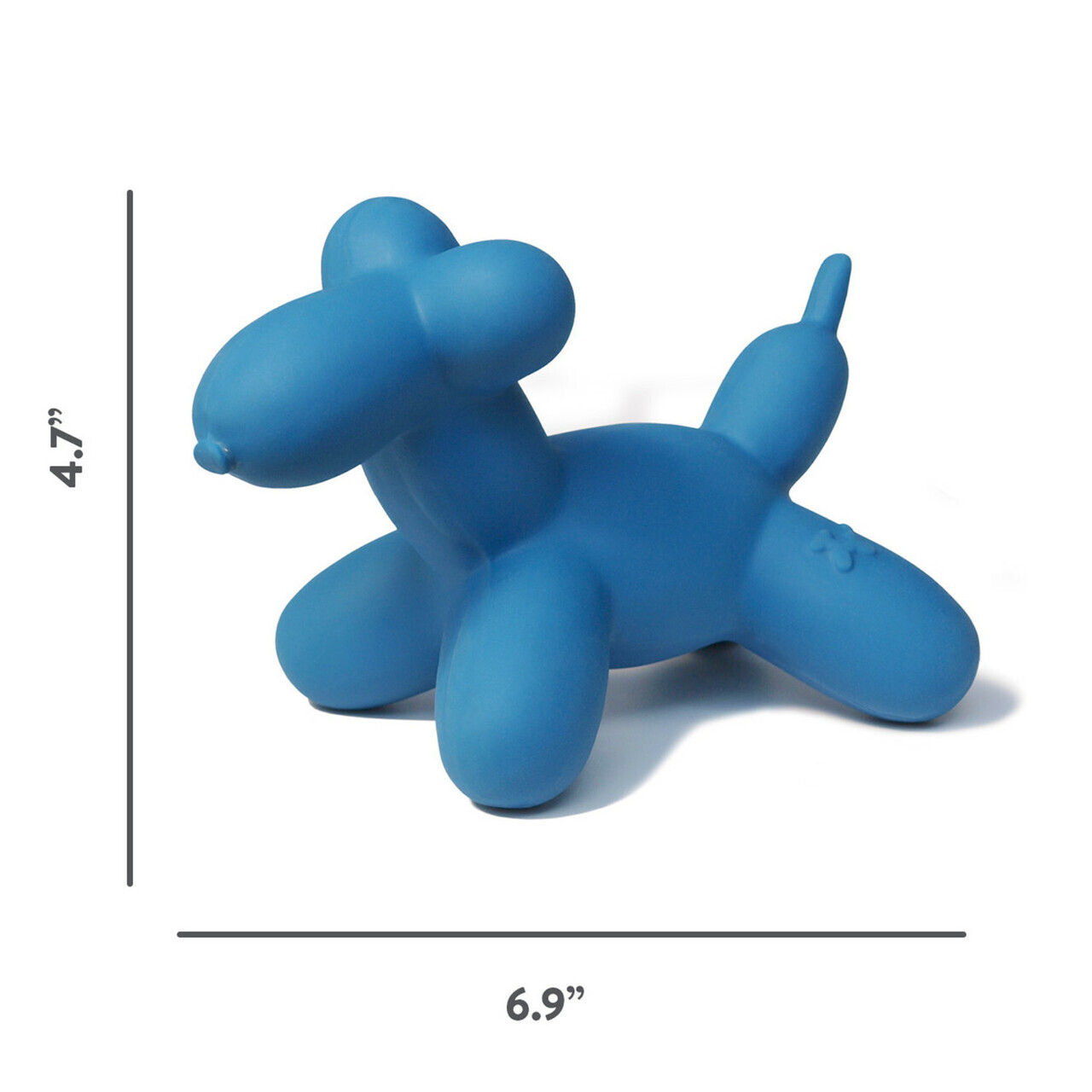 Charming Pet Latex Squeaker Dog Toy - Blue Balloon Dog - Large image 0