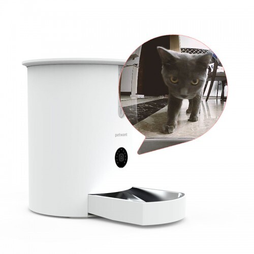 Petwant Automatic WIFI Portion-Control Pet Feeder with Camera and Microphone image 0