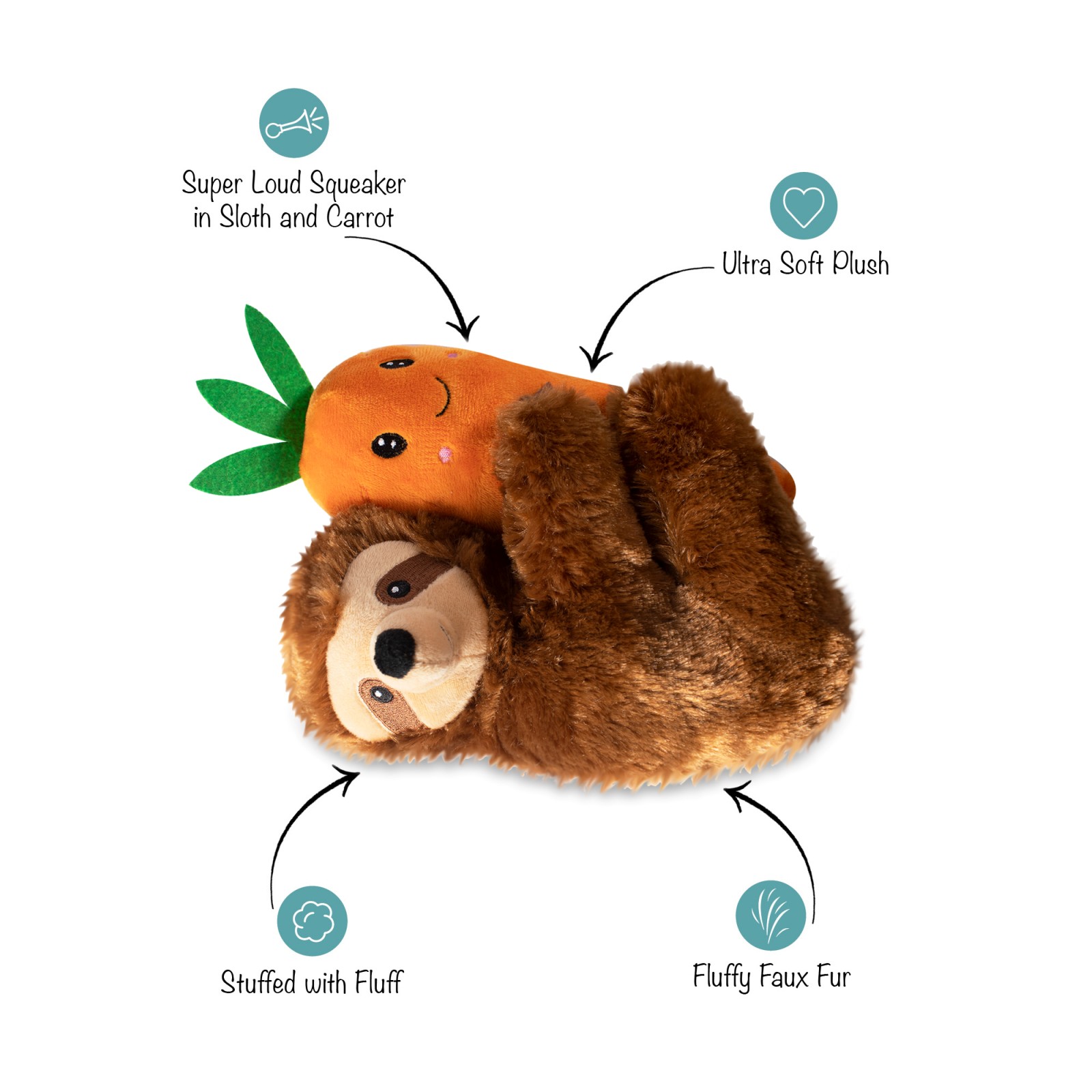 easter sloth plush