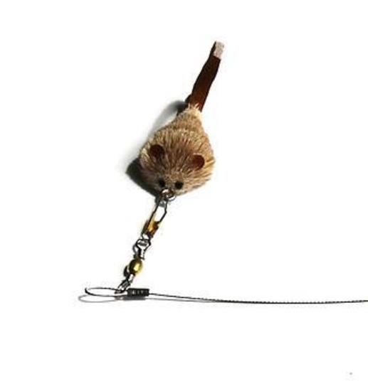 Da Bird Cat Catcher Cat Teaser - Wand with Replaceable Mouse on a Wire image 0