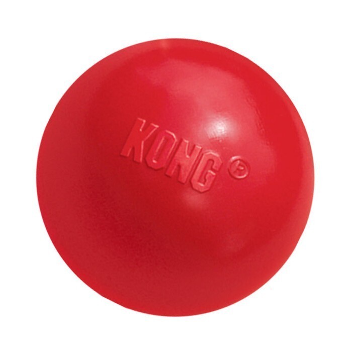 3 x KONG Classic Ball Non-Toxic Rubber Fetch Dog Toy - Small image 0