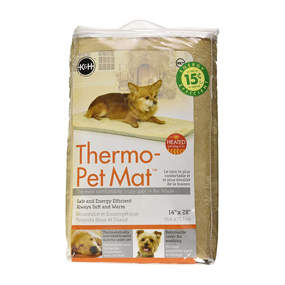K&H Thermo Dog Low-Voltage Heated Pet Mat in Sage Green image 0
