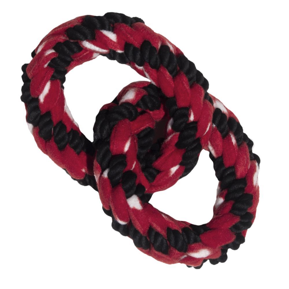 KONG Signature Rope Double Ring Extra Large Rope Tug Toy for Dogs image 0