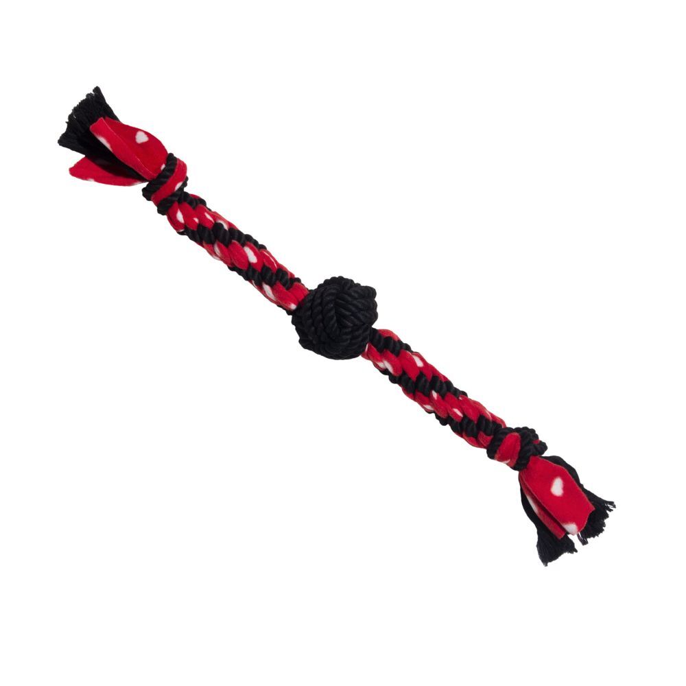 KONG Signature Rope Extra Large Dual Tug with Mega Knot Tug Dog Toy image 0