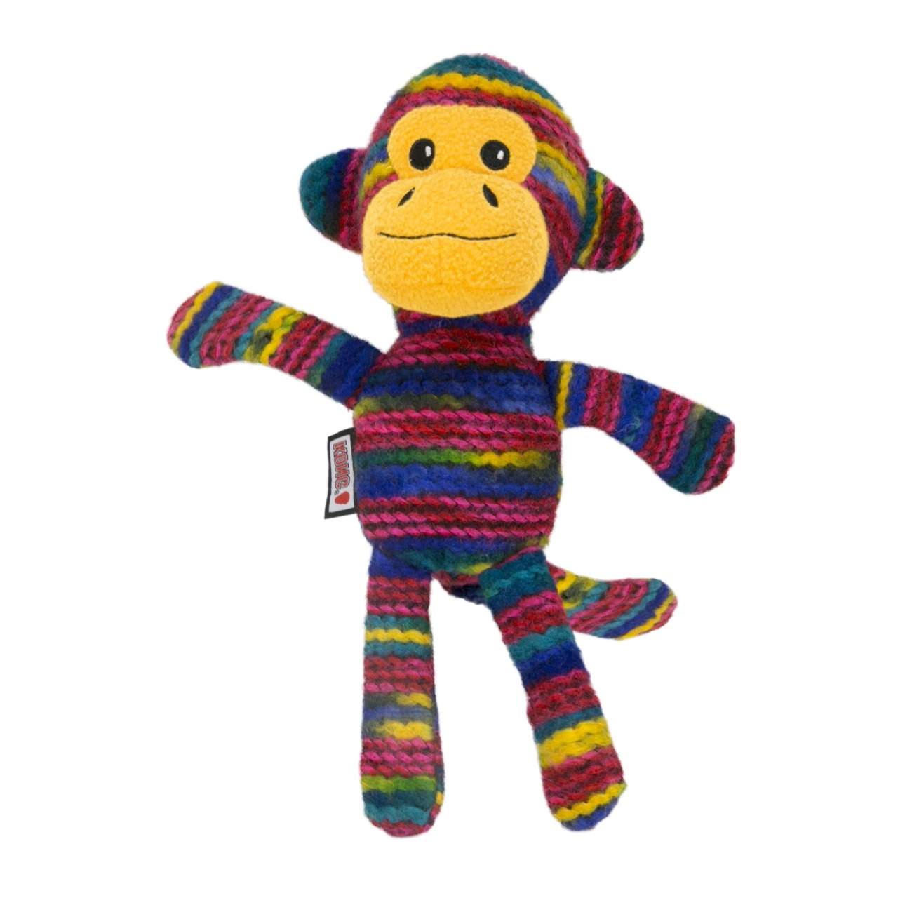 KONG Yarnimals Plush Squeaker Dog Toys - Monkey image 0