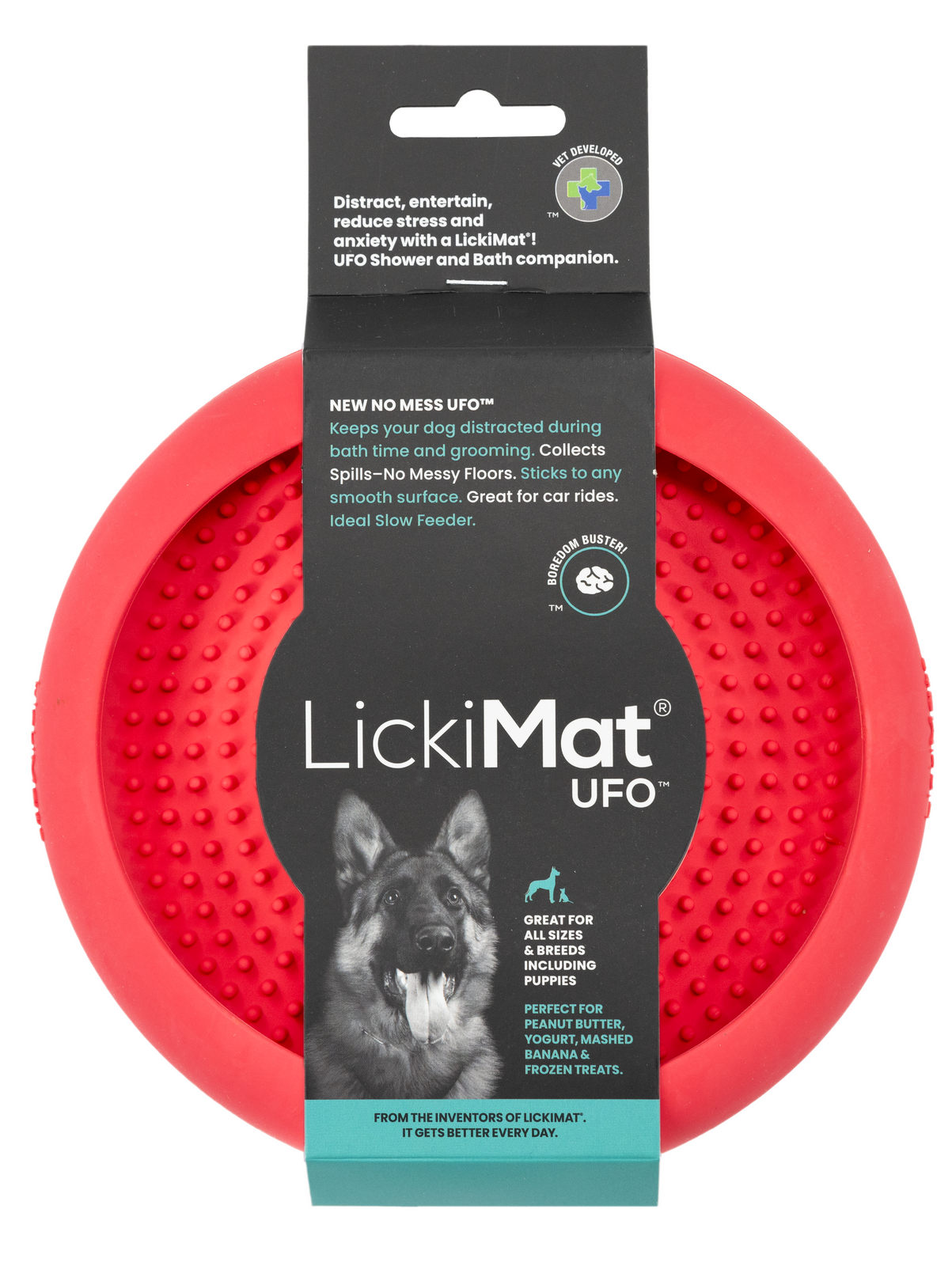 2 Pcs Big Pet Licking Mat for Dogs and Cats - Dog Lick Mat with Suction  Cups - Cat & Dog Slow Feeder Mat for Healthy Digestion, Anxiety and Stress  Relief 