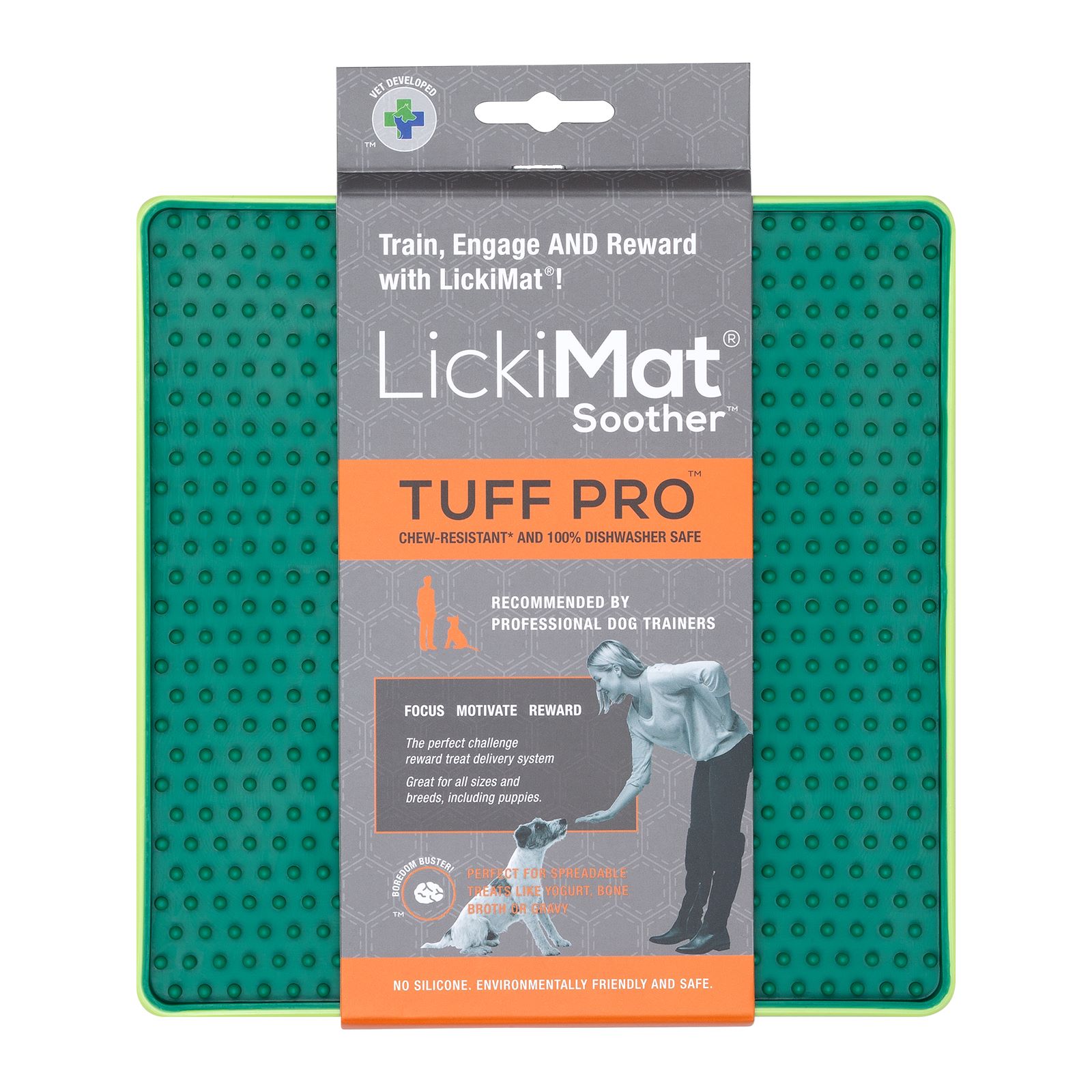 LickiMat Soother PRO Tuff Slow Food Licking Mat for Dogs image 0