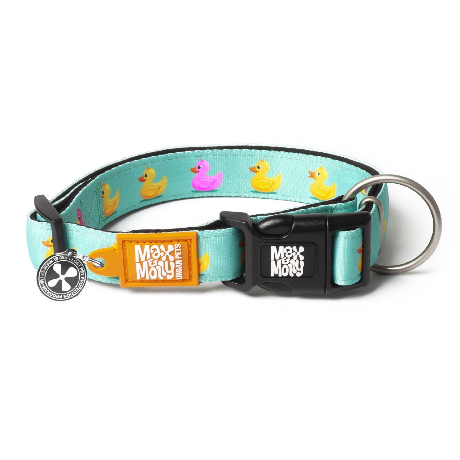 Max & Molly Smart ID Dog Collar - Ducklings image 0