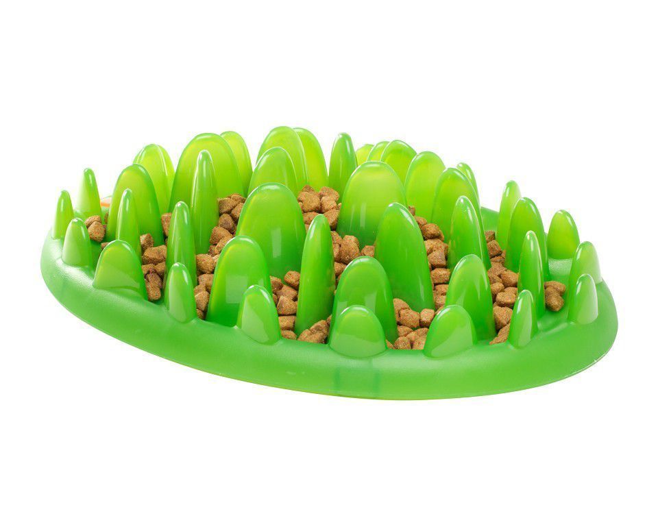 Northmate Green Interactive Slow Food Dog Bowl image 0