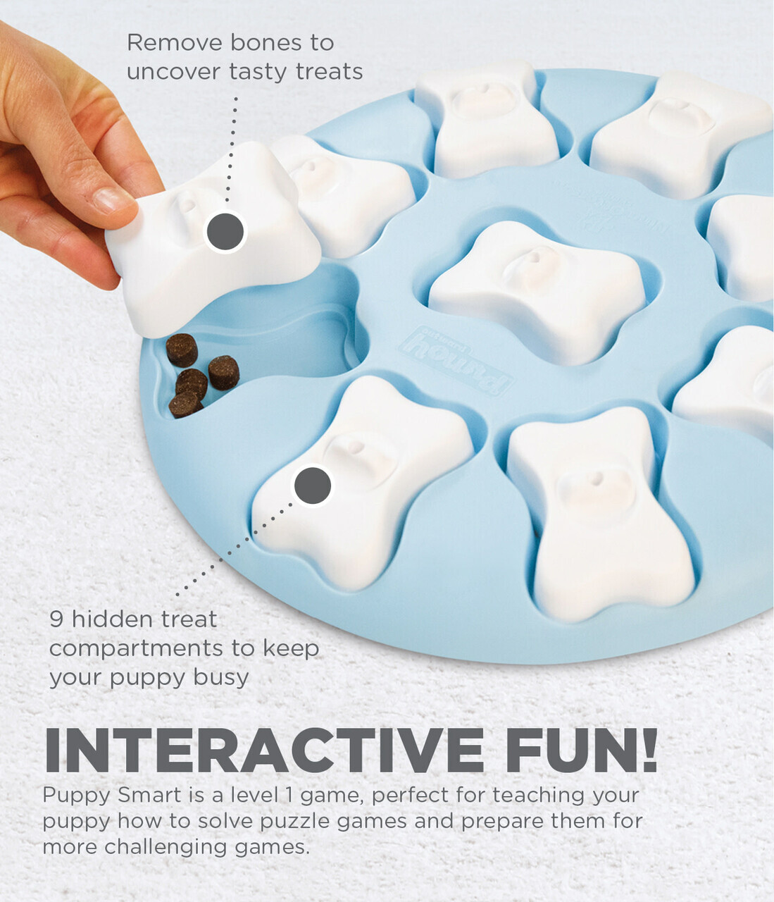 Nina Ottosson Smart Interactive Puzzle Dog Toy for Puppies - Level 1 image 0