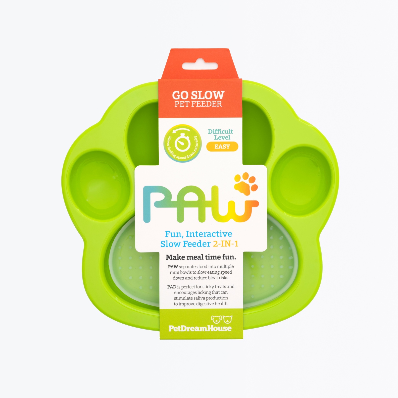 PAW 2 in 1 Slow Paw & Pad (Green, Easy)