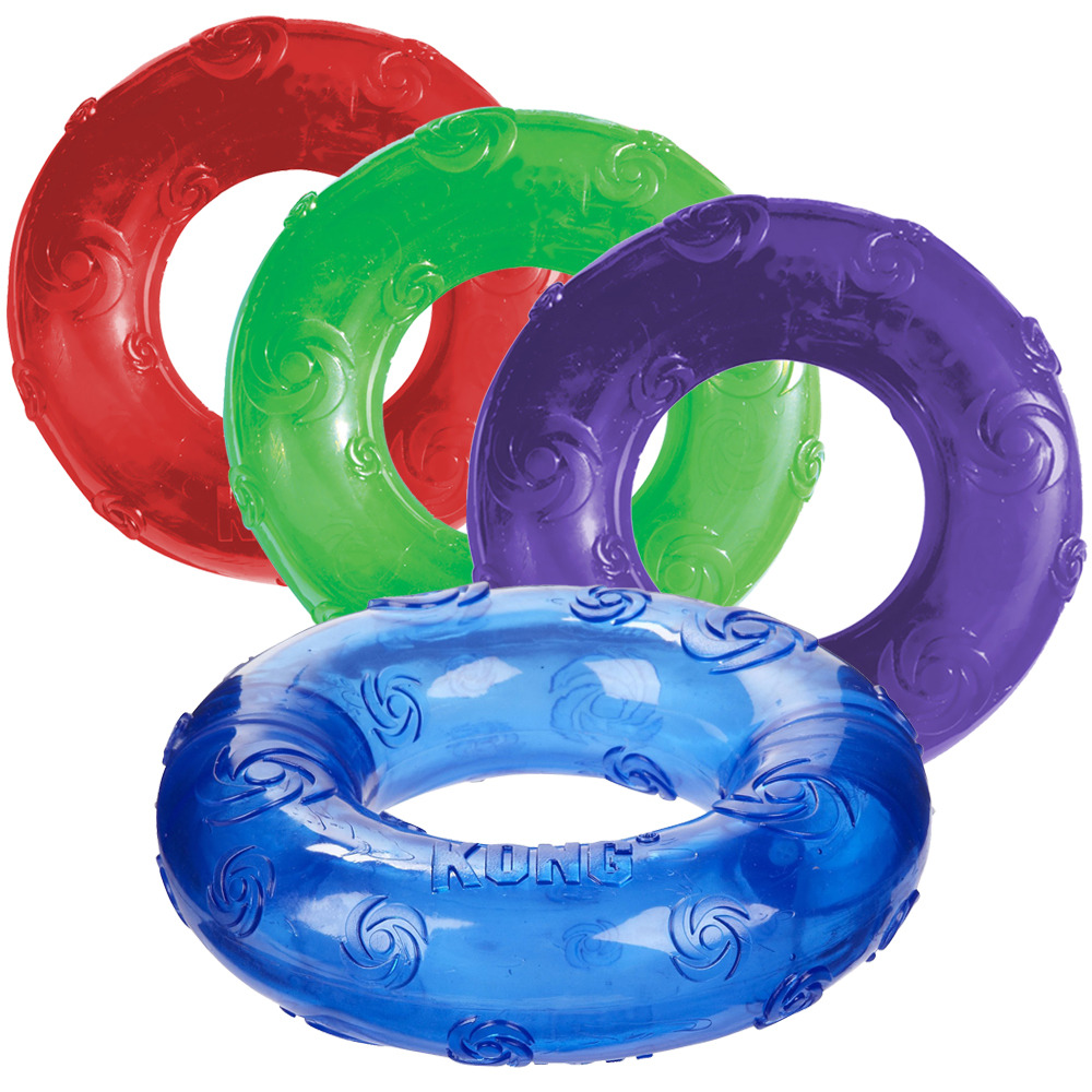KONG Squeezz Ring Dog Toy