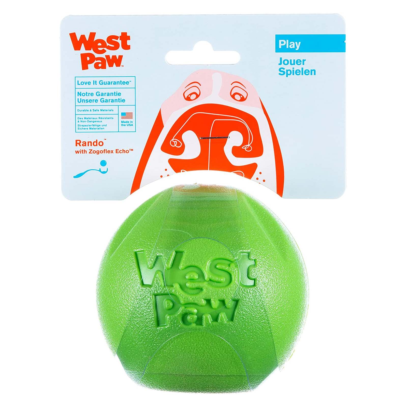 bouncing ball dog toy