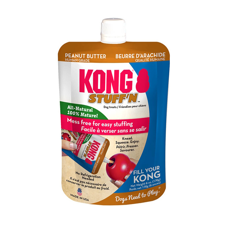 KONG Stuff'N all Natural Peanut Butter Stuffing Paste 170g Pouch image 0