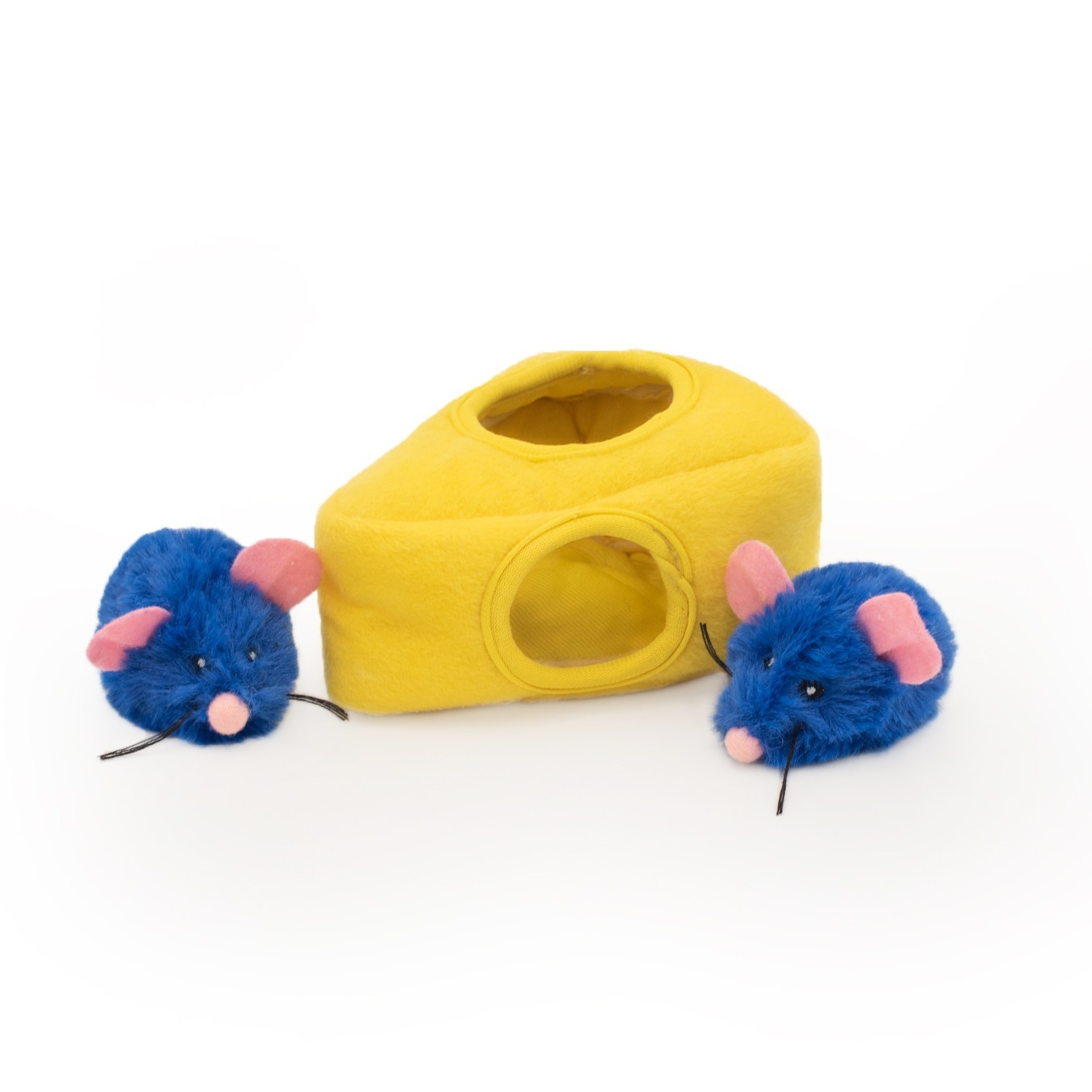 Zippy Paws ZippyClaws Burrow Cat Toy - Mice 'n Cheese  image 0
