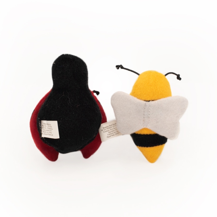 Zippy Paws ZippyClaws Cat Toy - Ladybug and Bee 2-Pack image 0