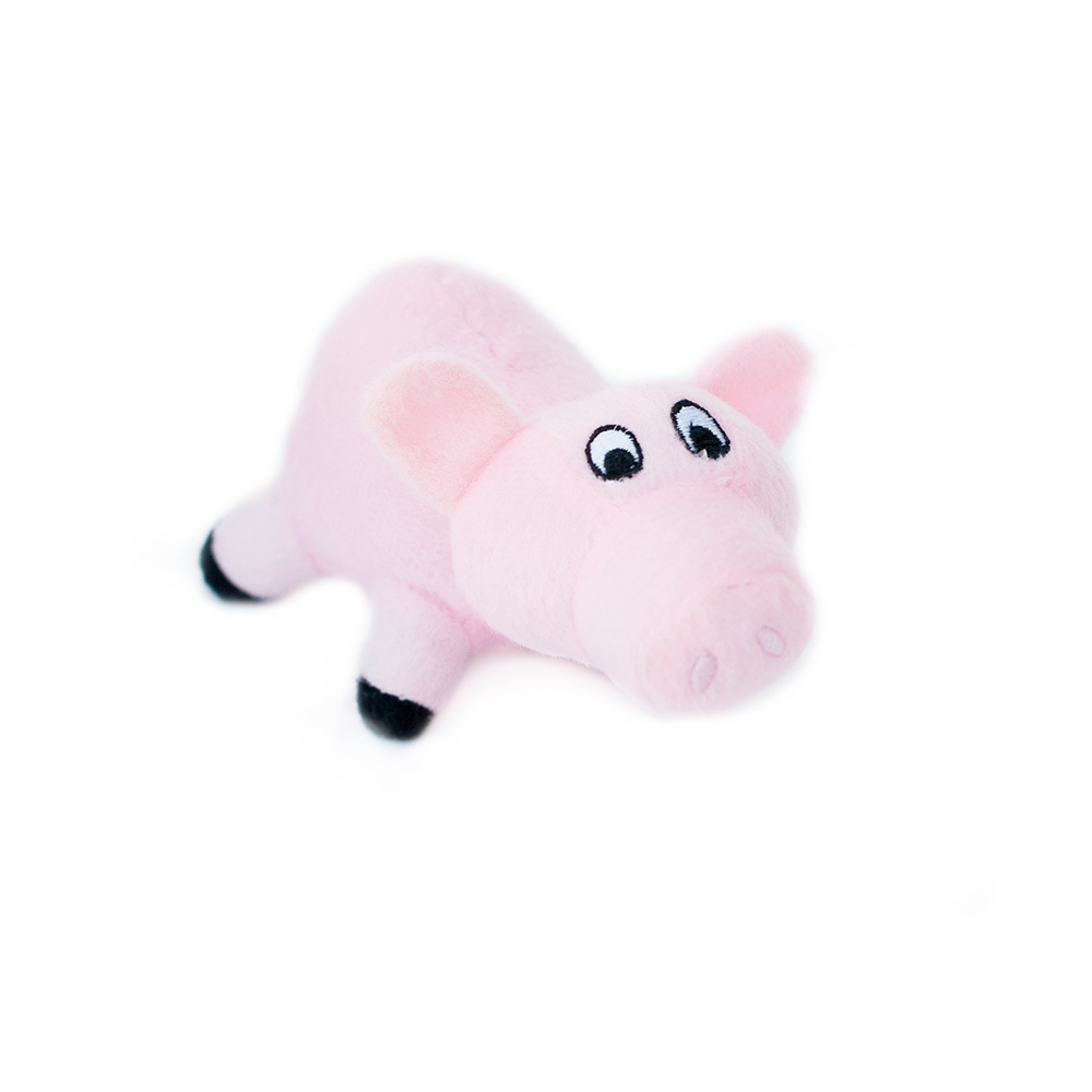 Zippy Paws Interactive Burrow Dog Toy - Pig Pen with 3 Squeaky Pigs image 0