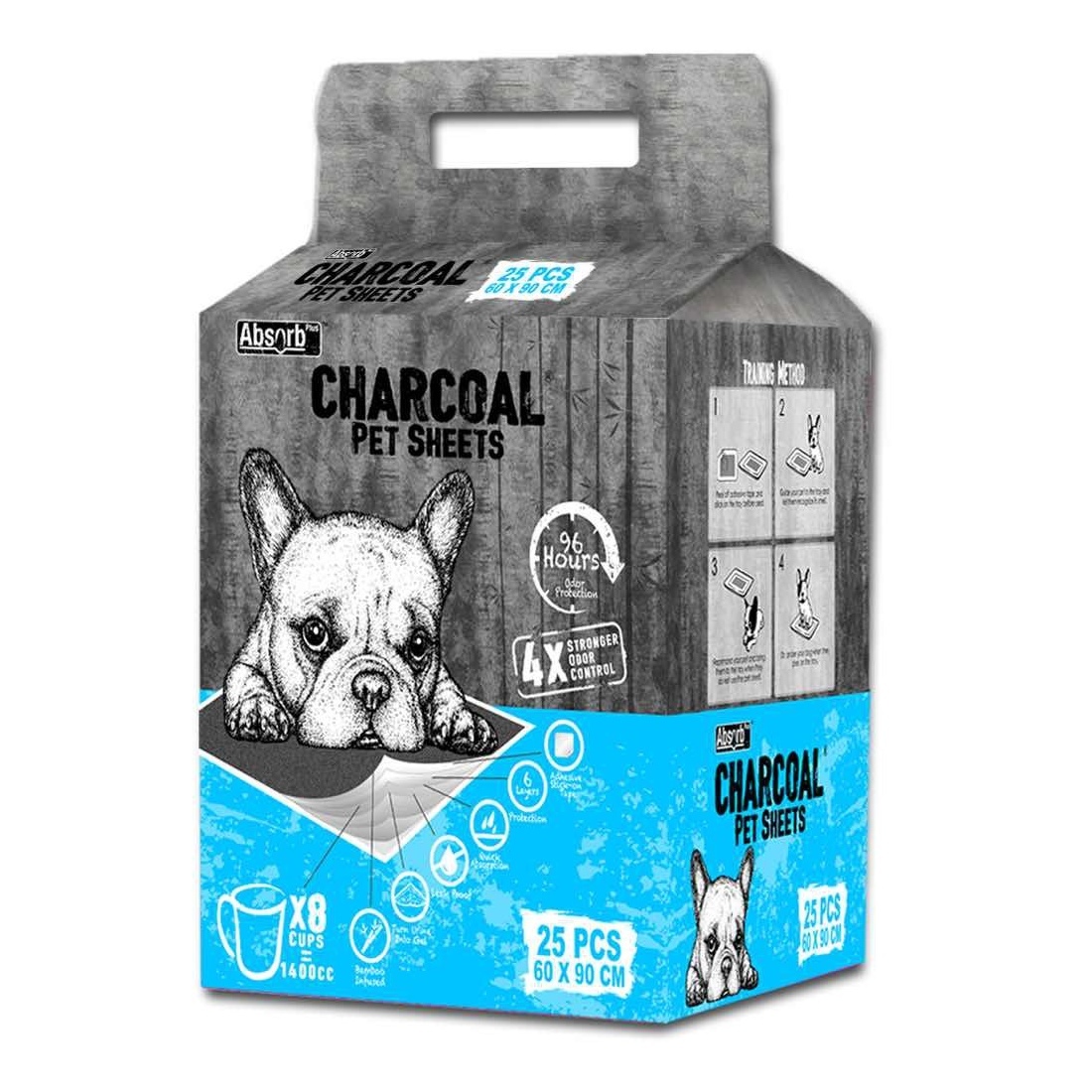 Absorb Plus - Charcoal Housebreaking & Toilet Training Pads for Dogs image 0