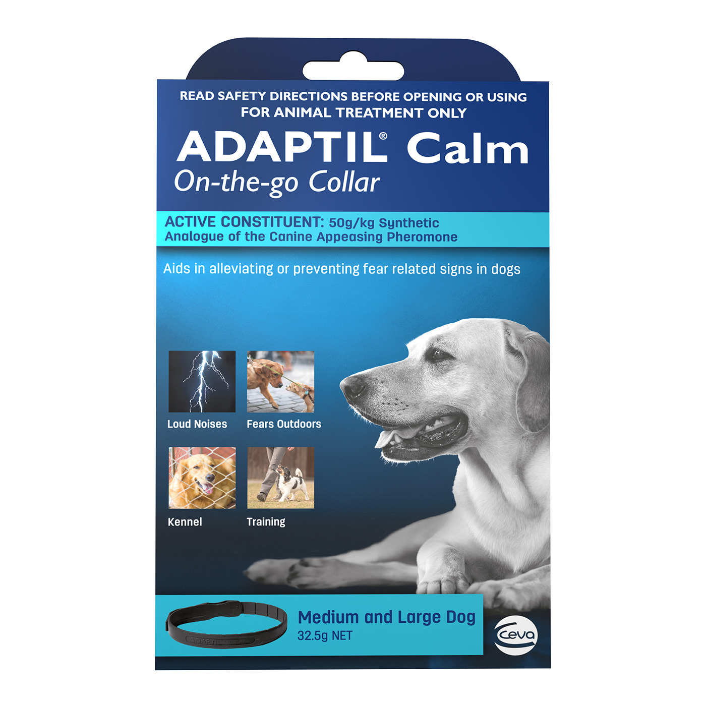 Adaptil Calm - On the Go Collar with Pheromones for Anxious for Dogs & Puppies image 0