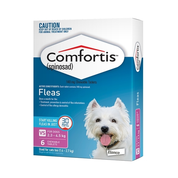 Comfortis Flea Treatment Chewable Tablet for Dogs - 6-Pack - All Sizes image 0