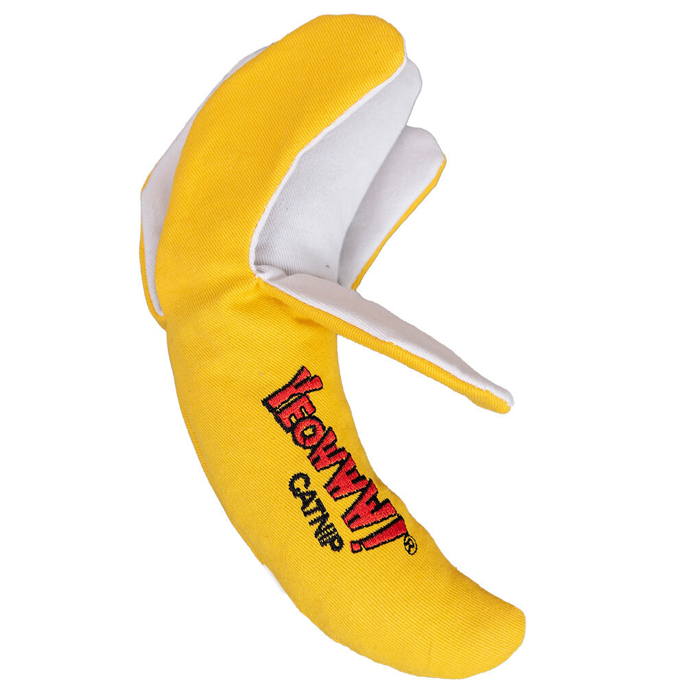 Yeowww! Cat Toys with Pure American Catnip - Peeled banana image 0