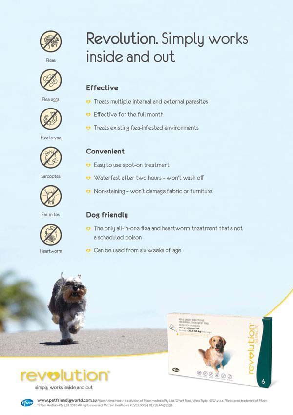 Revolution Flea Control for Dogs 10.120kg Bonus Canex All Wormer