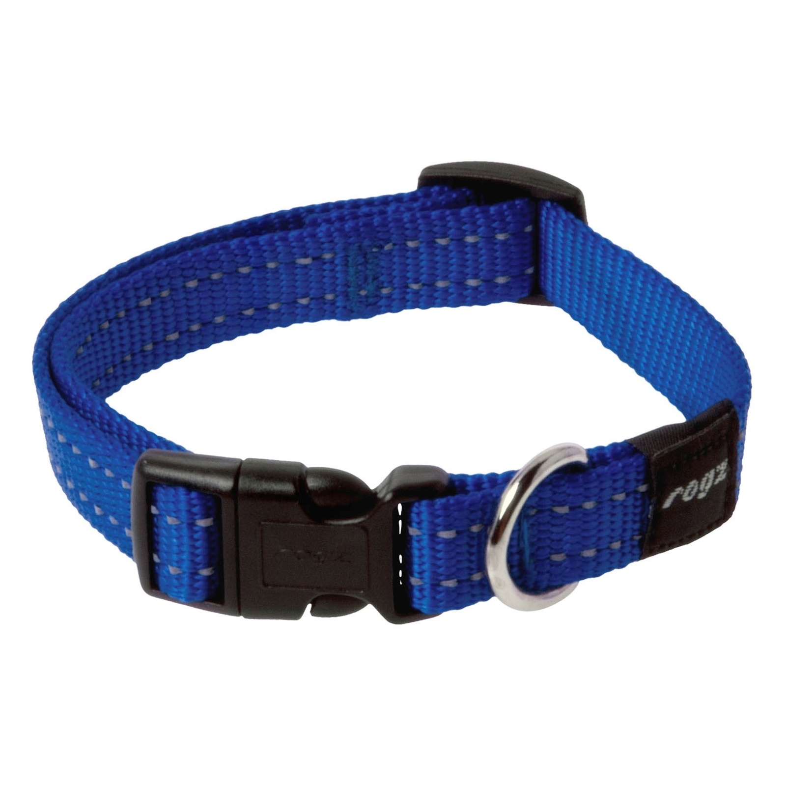 Rogz Utility Side-Release Collar with Reflective Stitching - Blue image 0
