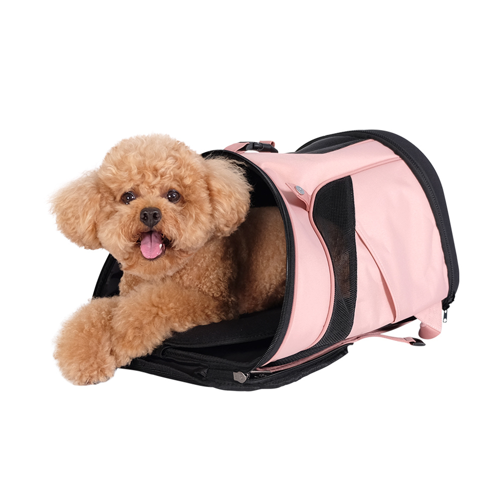 Ibiyaya Ultralight Pro Backpack Pet Carrier - Coral Pink image 9