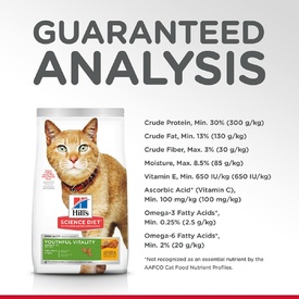 Hills Science Diet Adult 7+ Youthful Vitality Dry Cat Food 2.72kg image 9