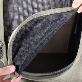 Ibiyaya Adventure Cat & Small Dog Carrier Backpack - Grey-Green image 9