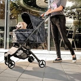 Ibiyaya Speedy Fold Pet Buggy for Cats & Dogs up to 20kg - Camouflage image 9