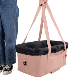 Ibiyaya CLEO Multifunction Pet Stroller & Car Seat Travel System - Coral Pink image 9
