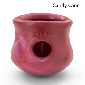 West Paw Toppl Treat Dispensing Wobbling Dog Toy & Food Bowl - Holiday Colours image 9