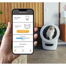 Litter Robot 4 Automatic Cat Litter System in Black or White image 9