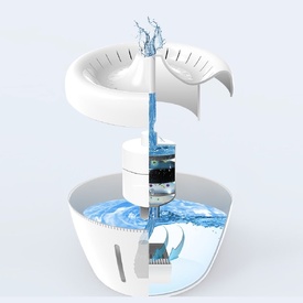 All Fur You Whisper Water Fountain | Silent & Clean Hydration image 9