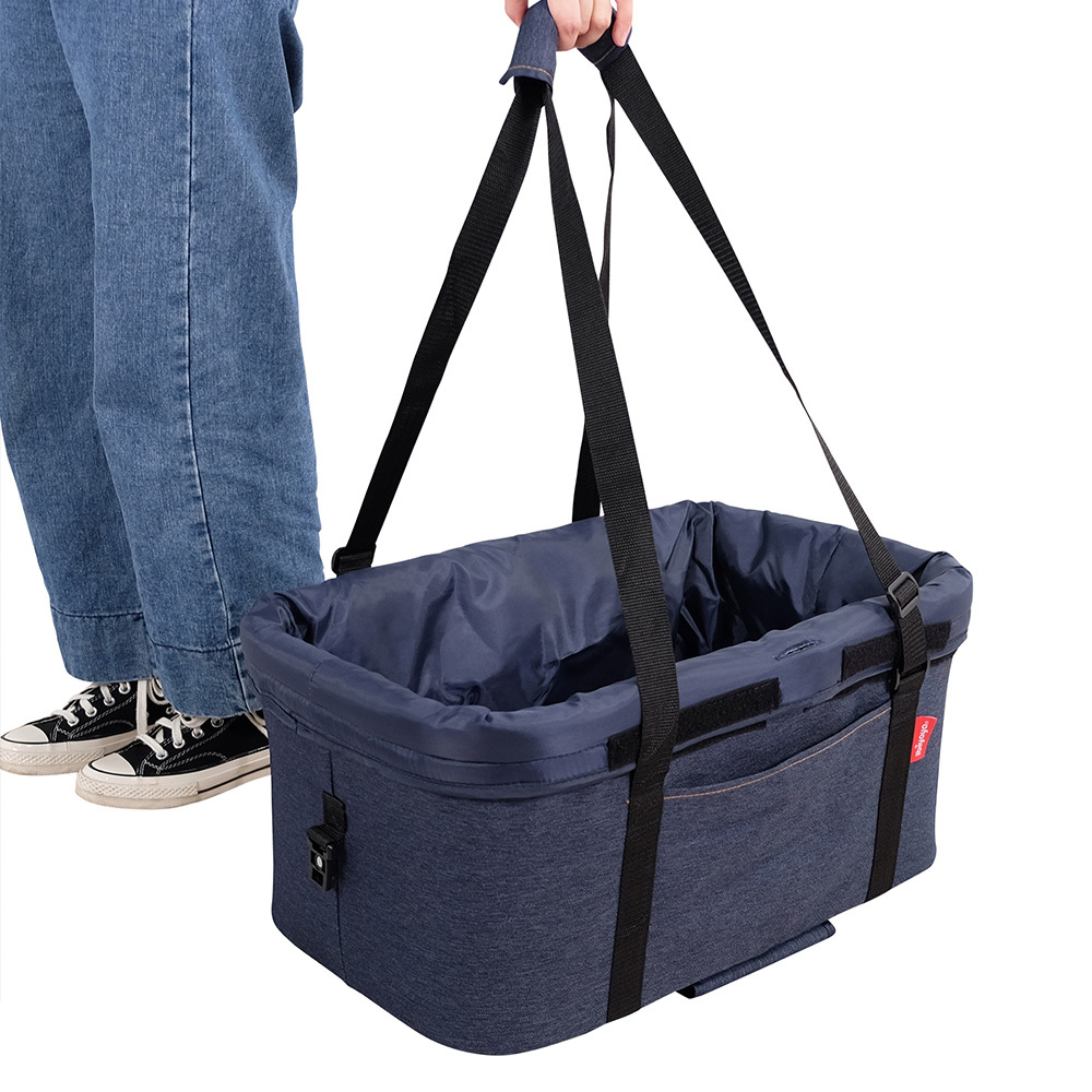 Ibiyaya CLEO Multifunction Pet Stroller & Car Seat Travel System - Blue Jeans image 10