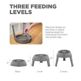 Outward Hound 3-in-1 Up Height Adjustable Dog Bowl image 10