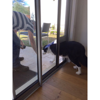 Patiolink Sliding Door Pet Panel Insert & Flap + Locking Bracket for Doors up to 2.1m image 11