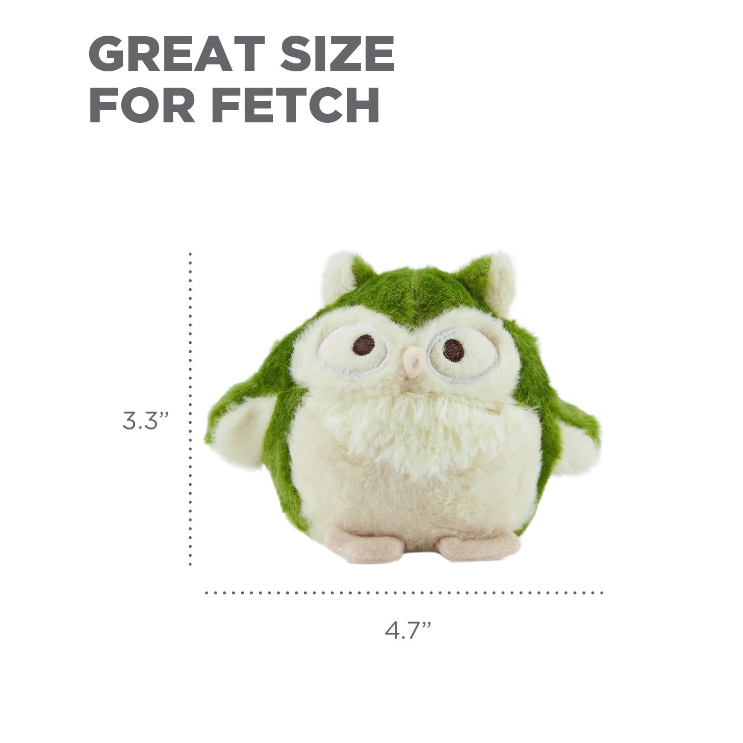 Outward Hound Durable Plush Dog Toy - Howling Hoots image 12