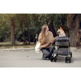 Ibiyaya Cloud 9 Pet Stroller for Cats & Dogs up to 20kg - Mustard Yellow image 12