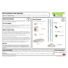 Monkee Tree - The Scalable Cat Climbing Ladder 12 Trunk Starter Pack image 12