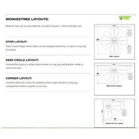 Monkee Tree - The Scalable Cat Climbing Ladder 18 Trunk Starter Pack image 12