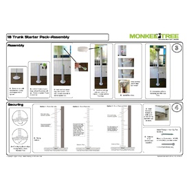Monkee Tree - The Scalable Cat Climbing Ladder 12 Trunk Starter Pack image 13
