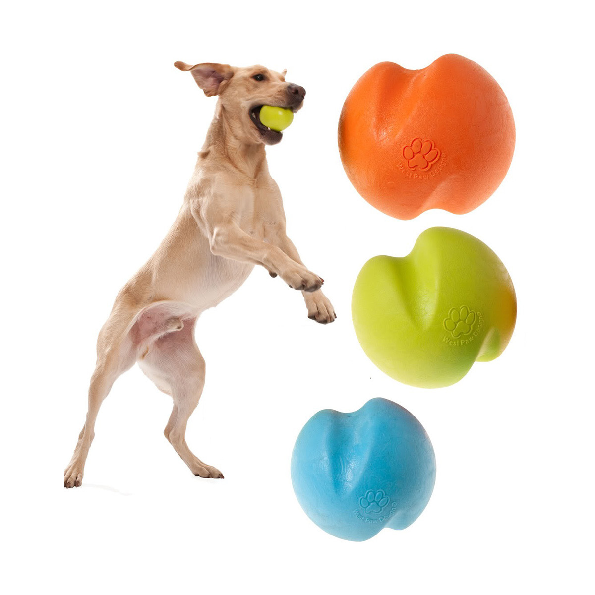 West Paw Jive Zogoflex Fetch Ball Tough Dog Toy image 14
