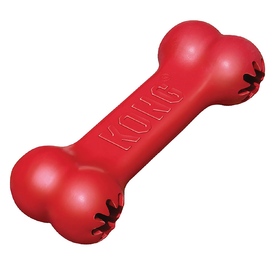 3 x KONG Classic Rubber Goodie Interactive Treat Holder Bone Dog Toy - Large image 0