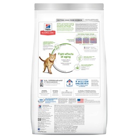 Hills Science Diet Adult 7+ Youthful Vitality Dry Cat Food 2.72kg image 0