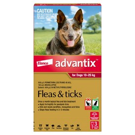 Advantix Spot-On Flea & Tick Control Treatment for Dogs 10-25kg - 3-Pack image 0