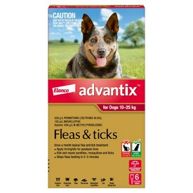 Advantix Spot-On Flea & Tick Control Treatment for Dogs 10-25kg - 6-Pack image 0