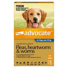 Advocate Spot-On Flea & Worm Control for Dogs over 25kg - 6-pack image 0