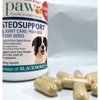 PAW Osteosupport Joint Support Powder for Dogs - 80 Capsules image 0